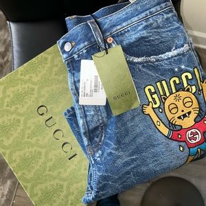 Gucci Authentic Organic Demin W/ Patch $300